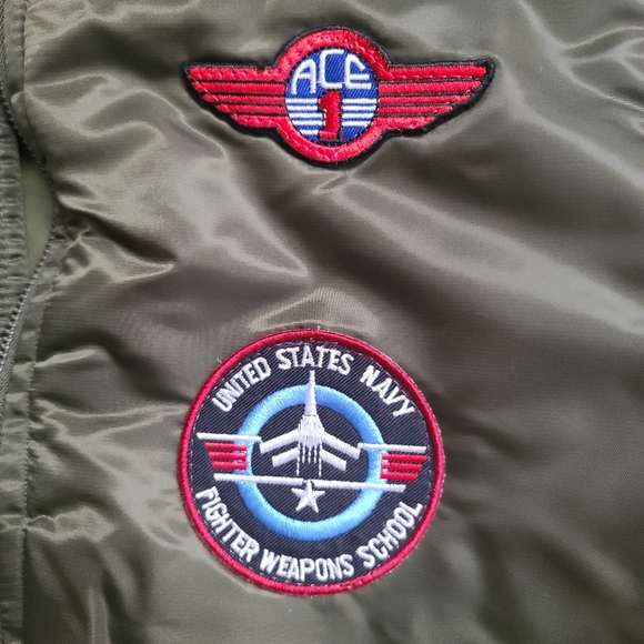 Large XRAY Mens US ARMY Flight Bomber Jacket - Picture 3 of 7